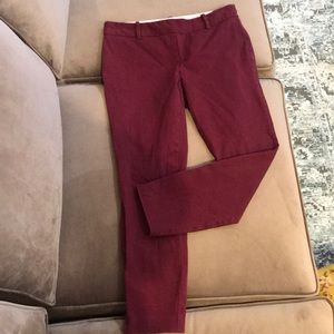 Maison Jules Burgundy Pants